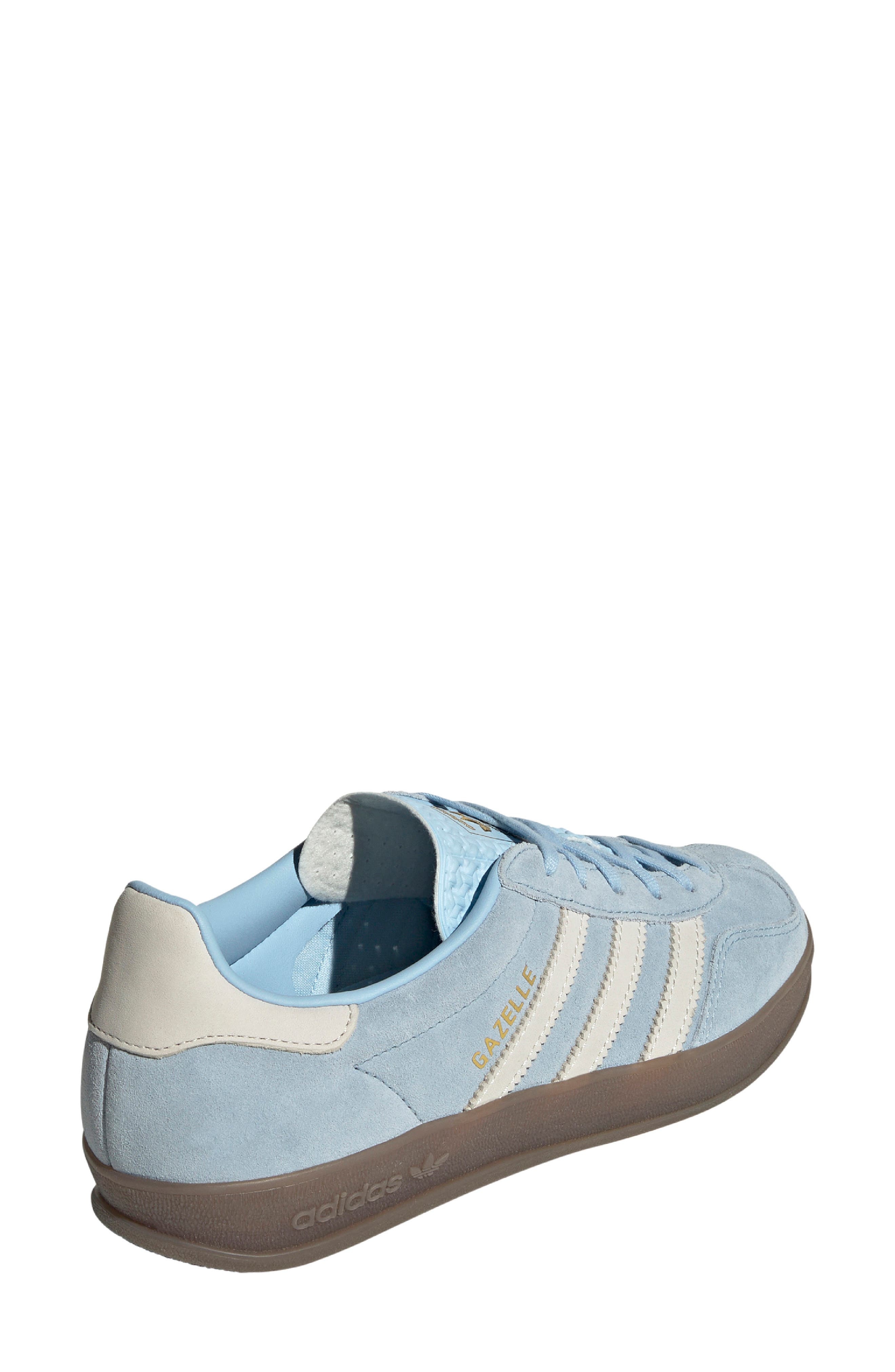 adidas Gazelle Indoor Sneaker in Clear Sky/Off White/Gum at Nordstrom - 2