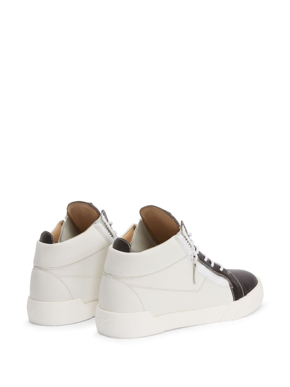 Frankie colour-block leather sneakers - 3