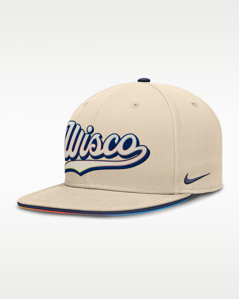 Milwaukee Brewers City Connect True Men's Nike Dri-FIT MLB Fitted Hat 1