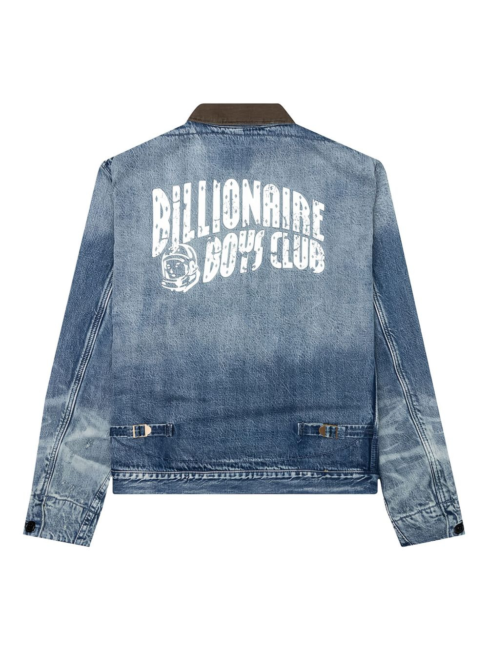 astronaut-logo denim jacket - 2