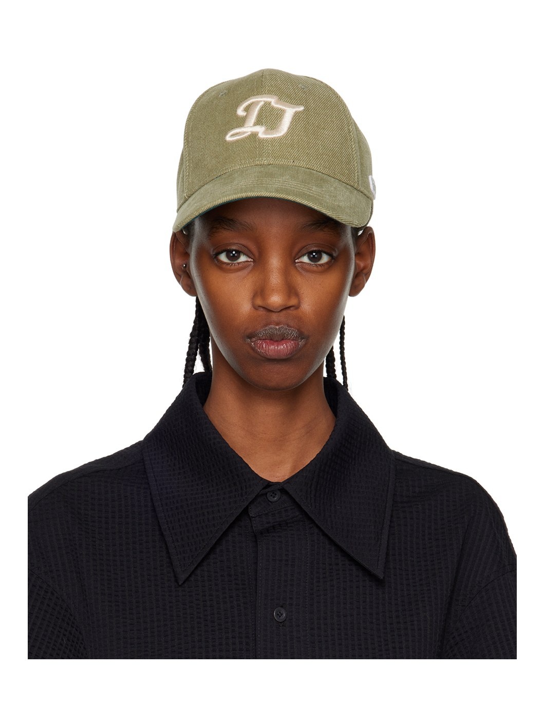 Khaki Cursive TRS Cap - 1