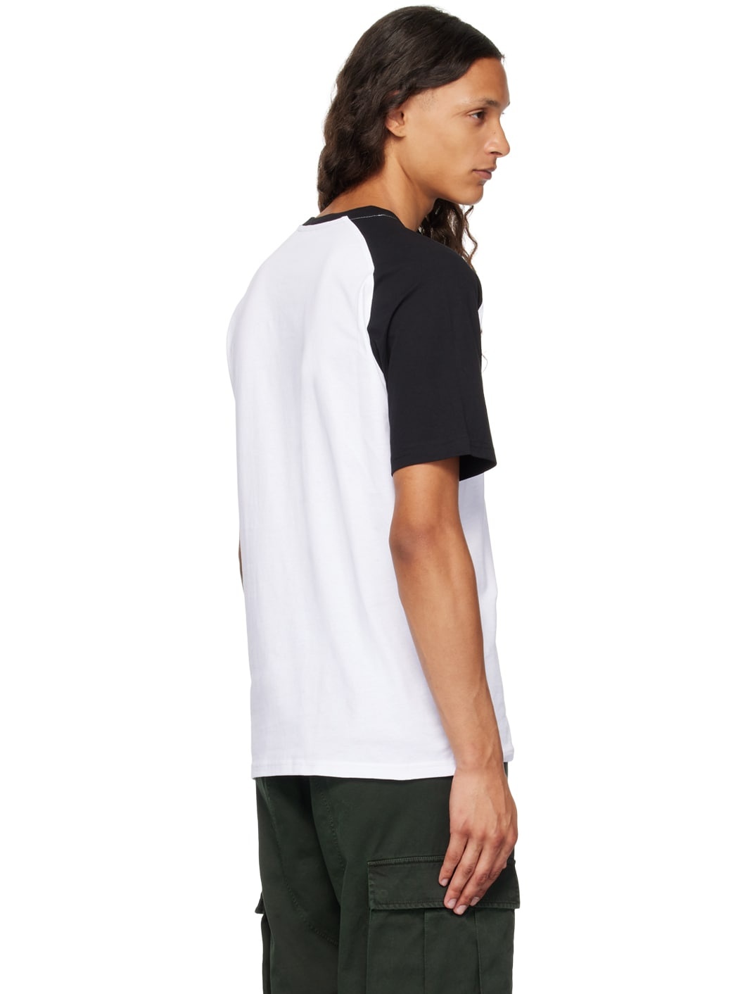 White Printed-Logo T-Shirt - 3