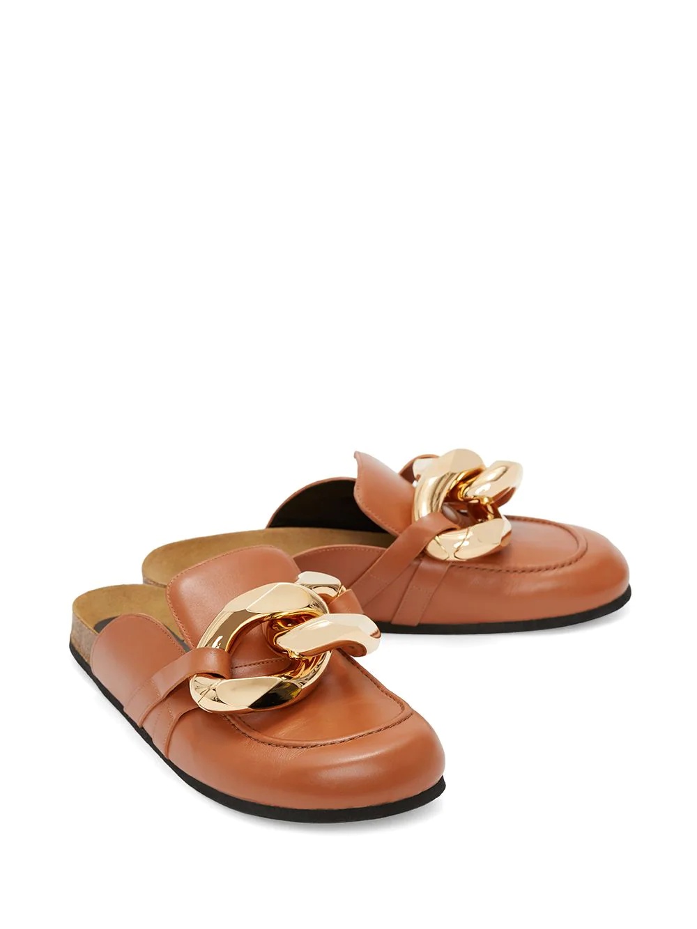 Chain loafer mules - 2