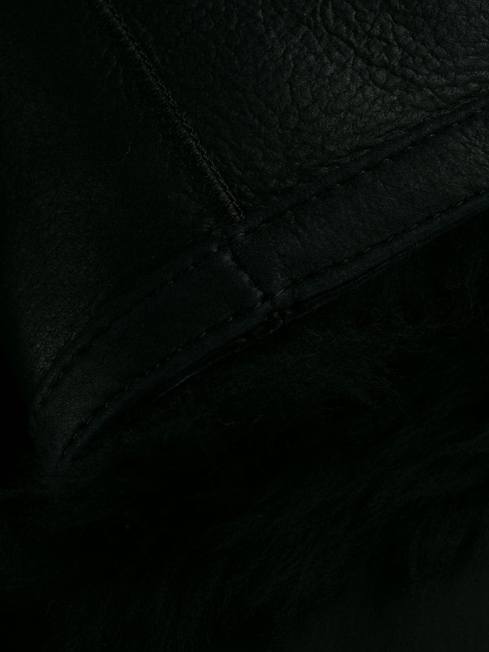 faux fur trimmed jacket - 7