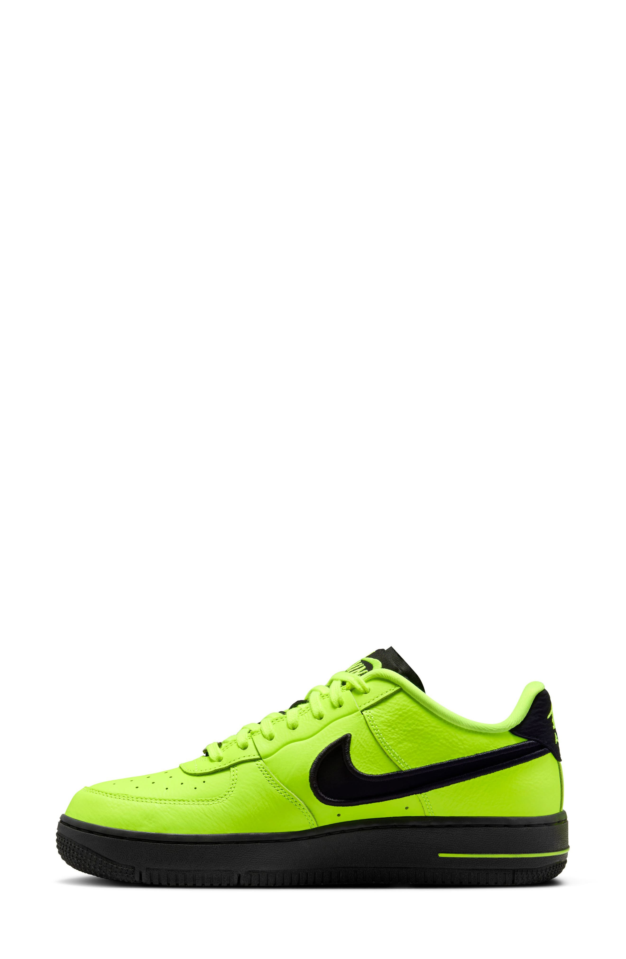 Nike Air Force 1 Dance Sneaker in Volt/Black/Gunmetal at Nordstrom - 6