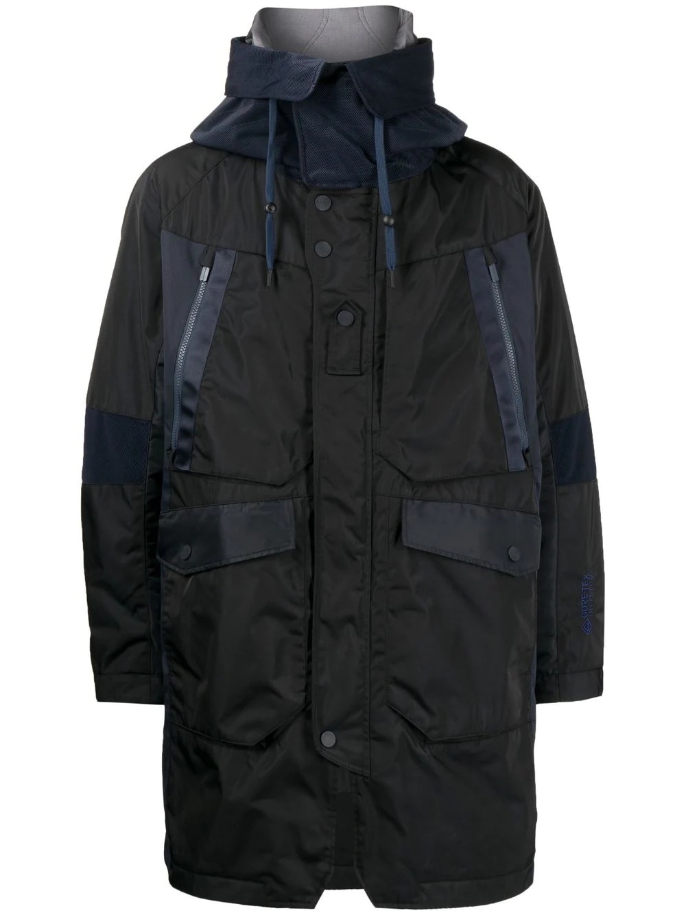 padded parka coat - 1