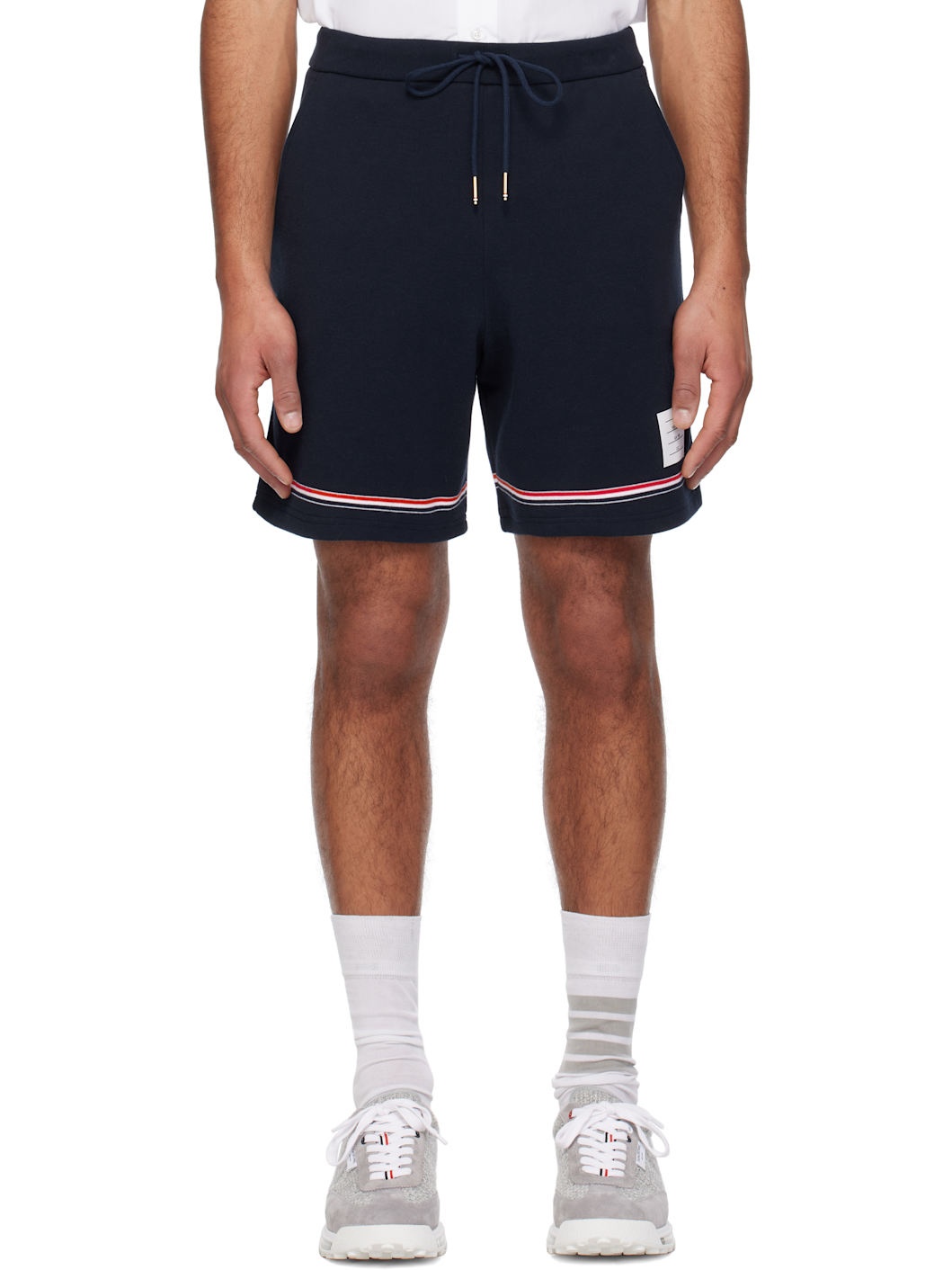 Navy Mid-Thigh Shorts - 1