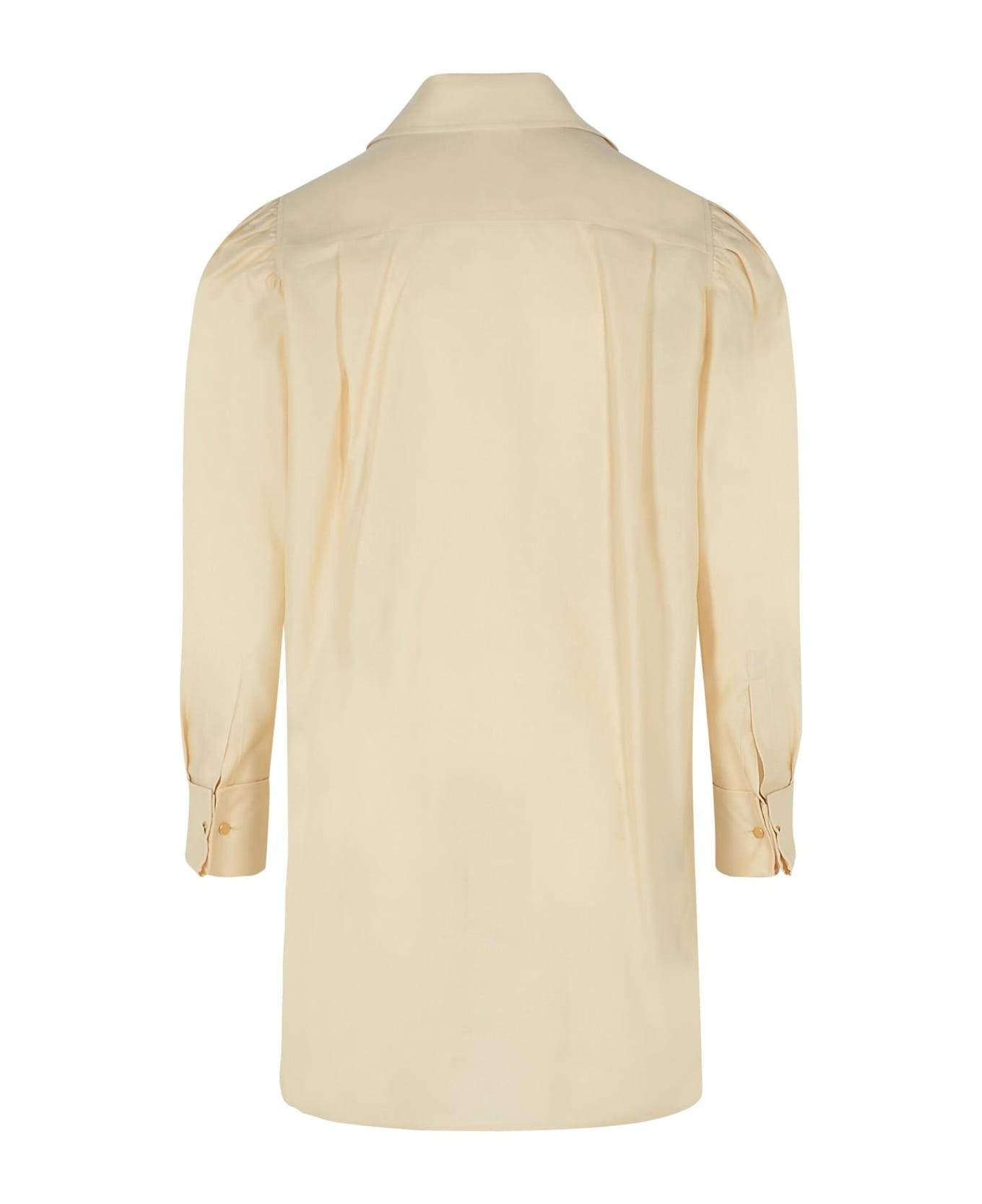 'faraday' Cream Cotton Shirt - 3