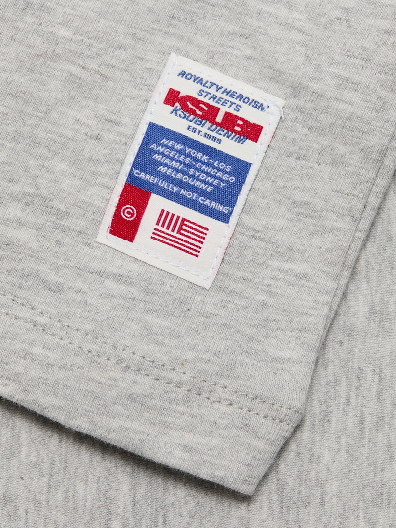 Women's Plaid Logo Shrunken T-Shirt - Grey 7