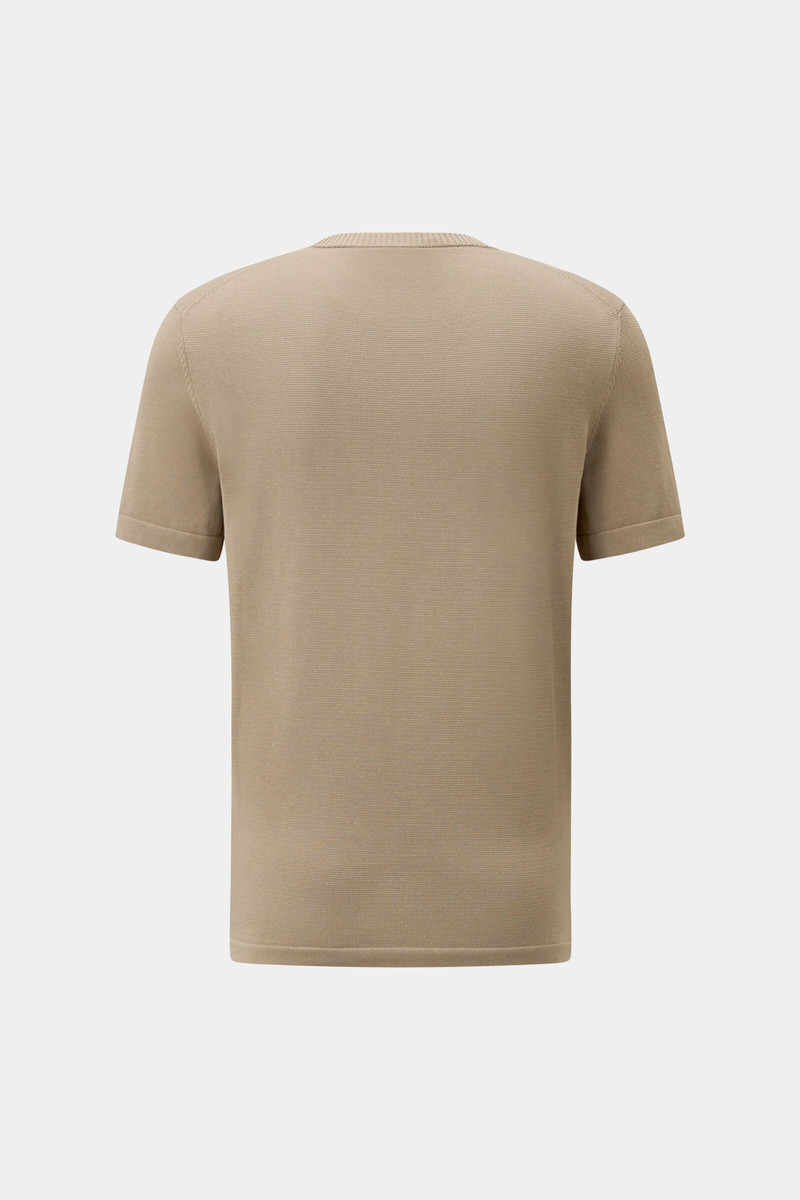 BOGNER Knitted shirt Lloyd in Beige outlook