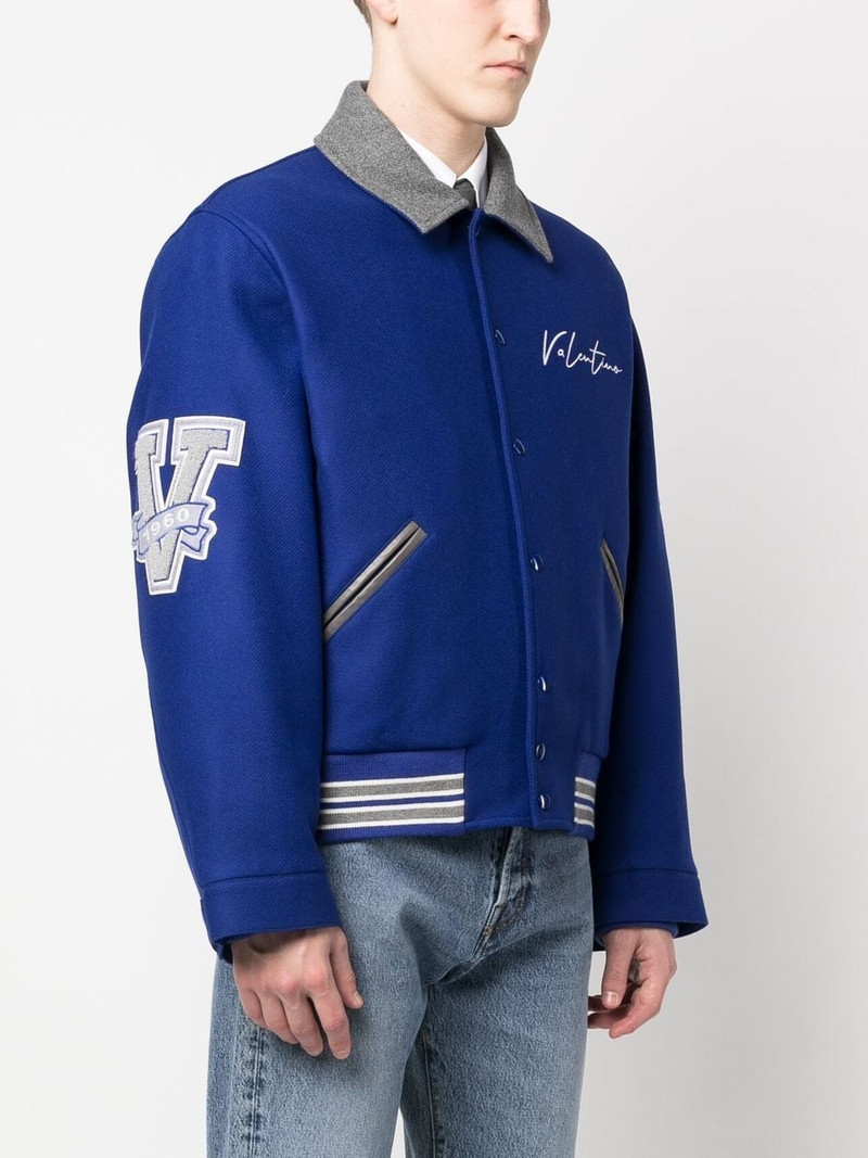 logo-print bomber jacket 3