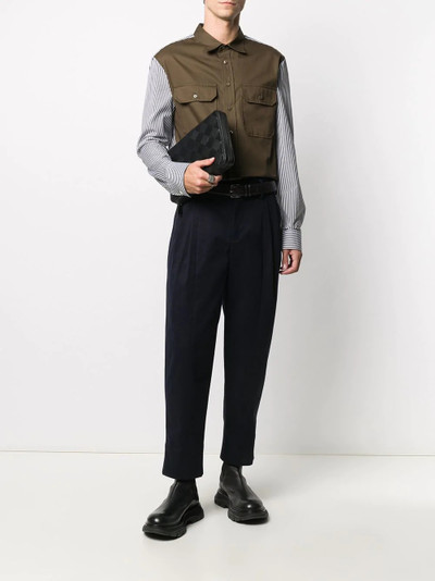 Neil Barrett one-pleat loose trousers outlook