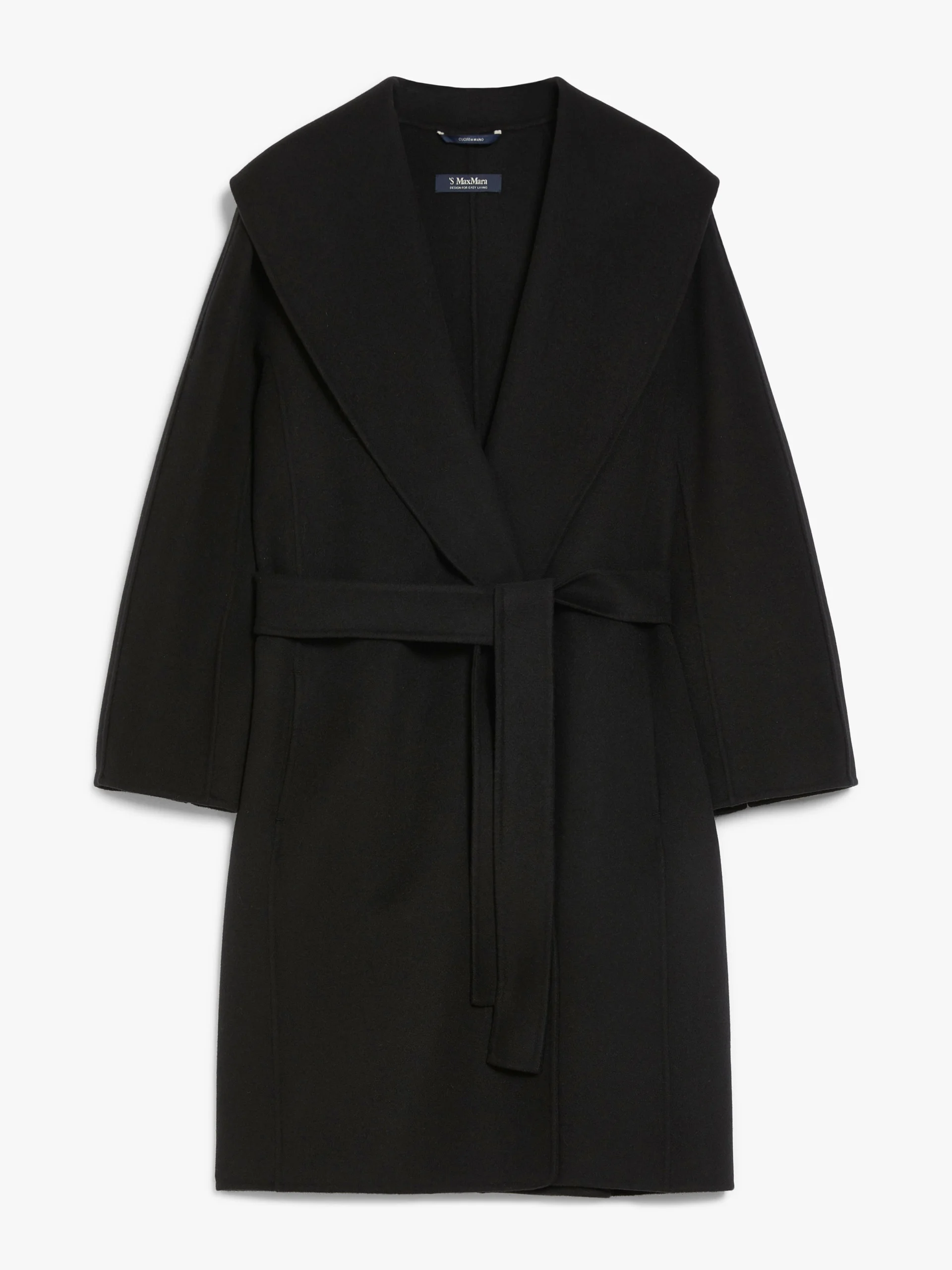 MESSI Double-faced wool robe coat - 1
