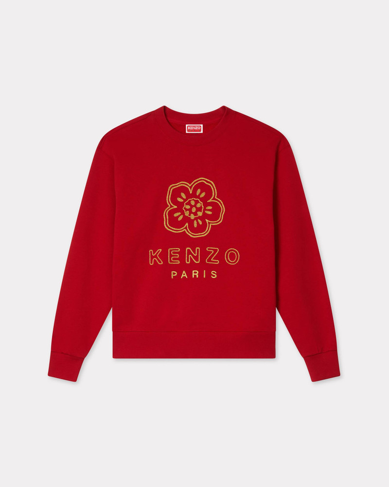 'Boke Flower' embroidered sweatshirt in cotton 1