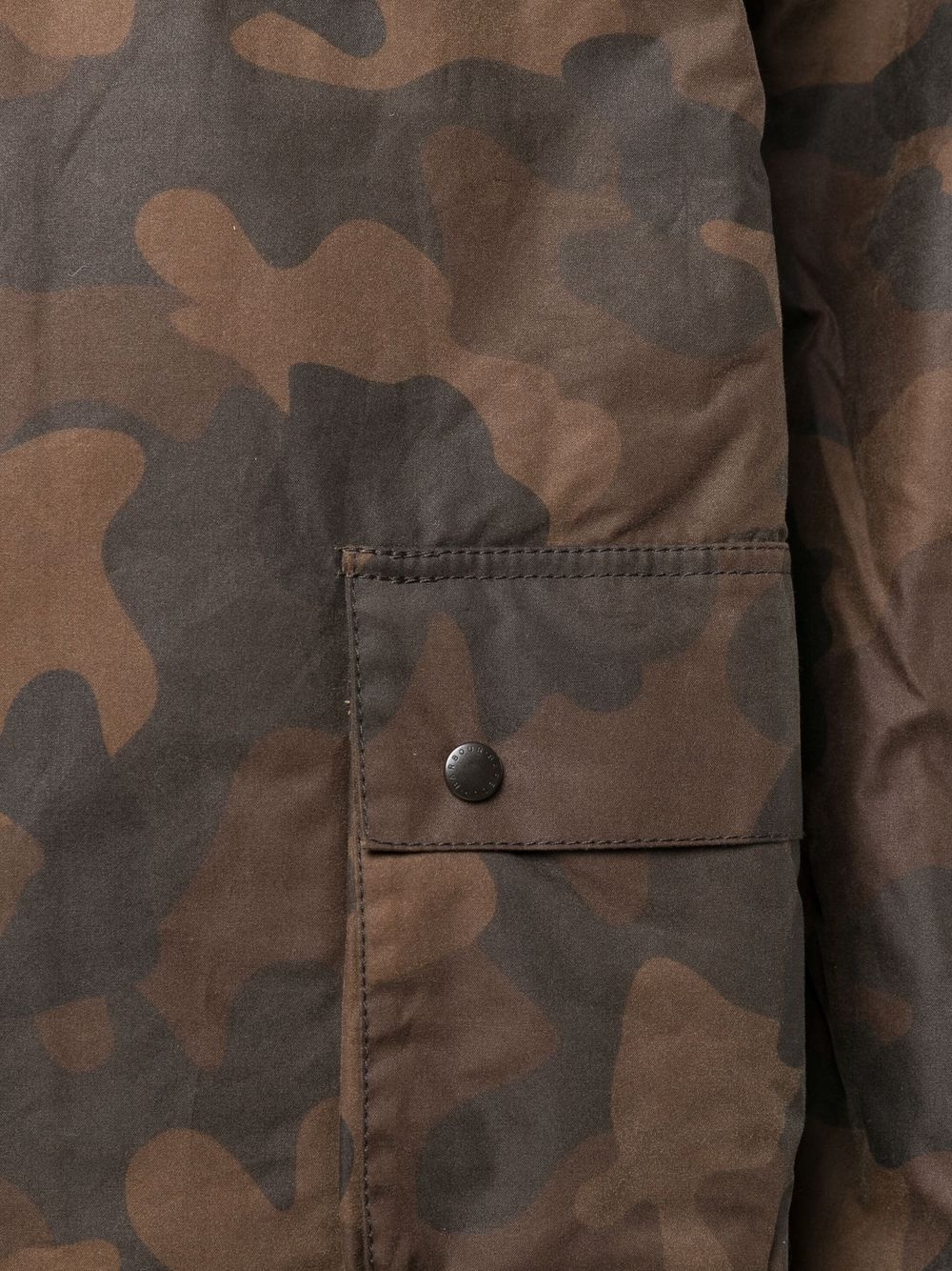 wax camouflage-print hooded jacket - 5