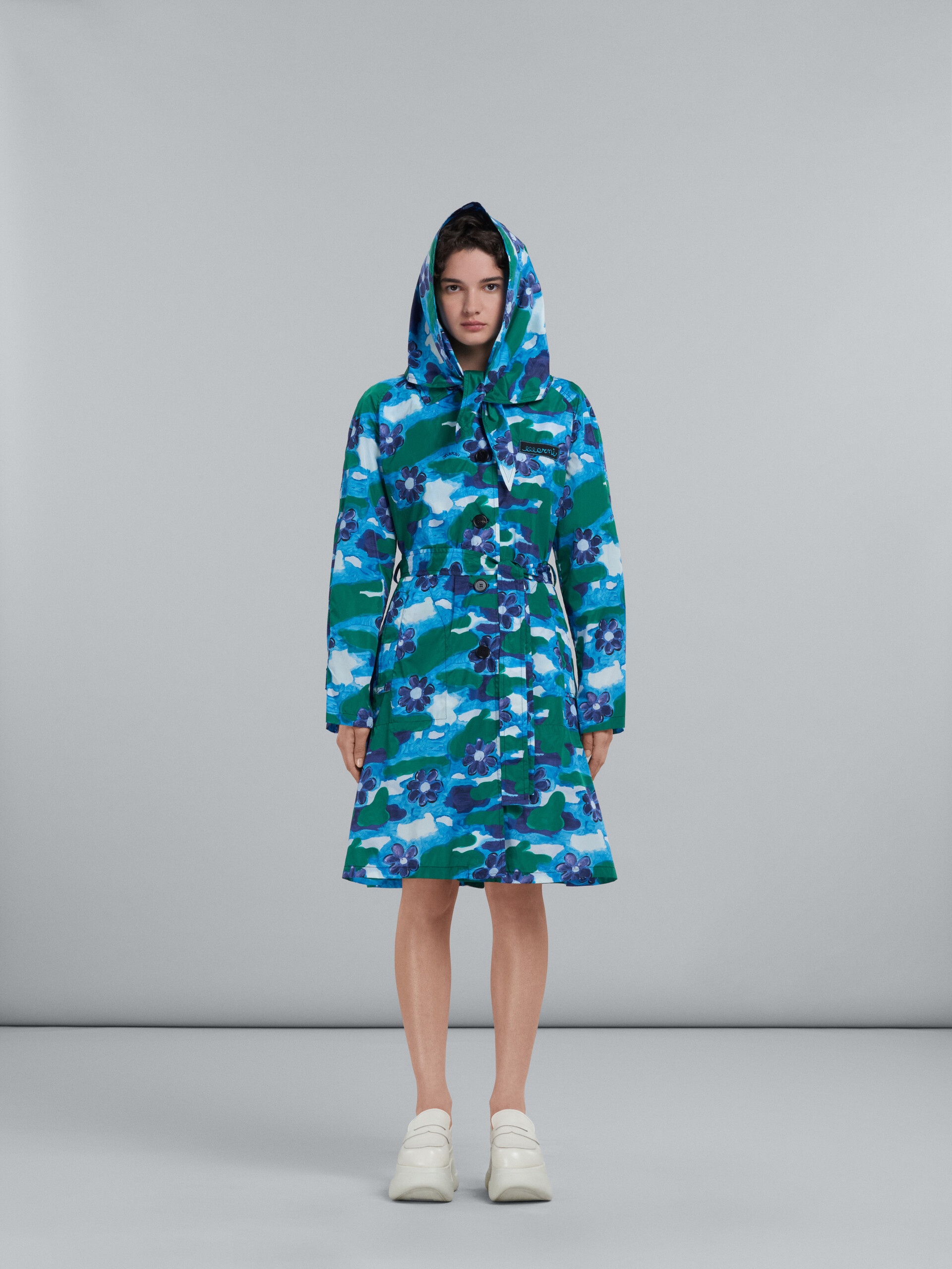 PRINTED TRENCH COAT - 2