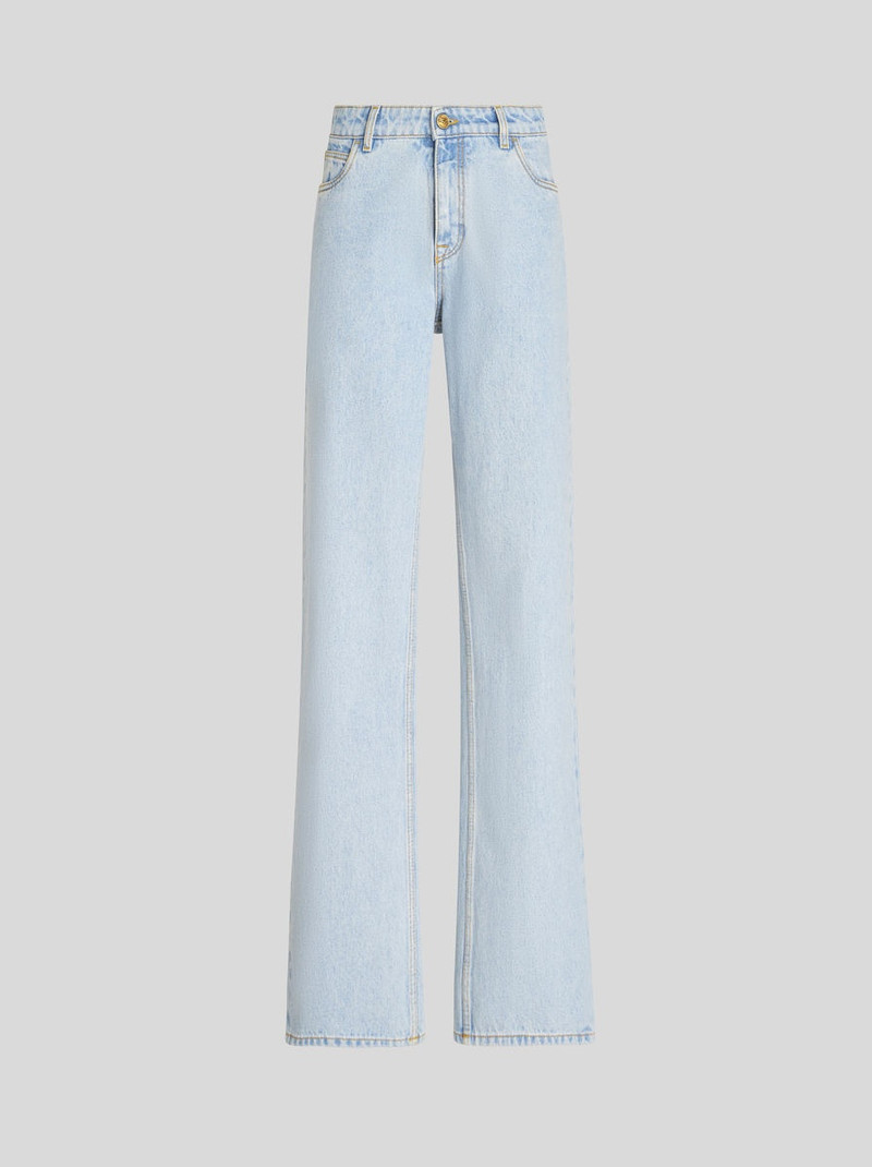 BAGGY JEANS WITH EMBROIDERY - 1