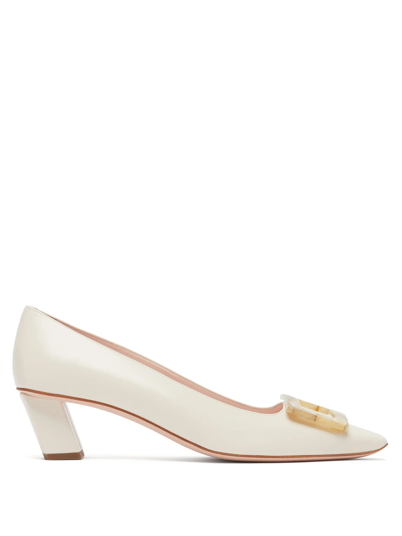 Belle Vivier Motherpearl leather pumps - 1