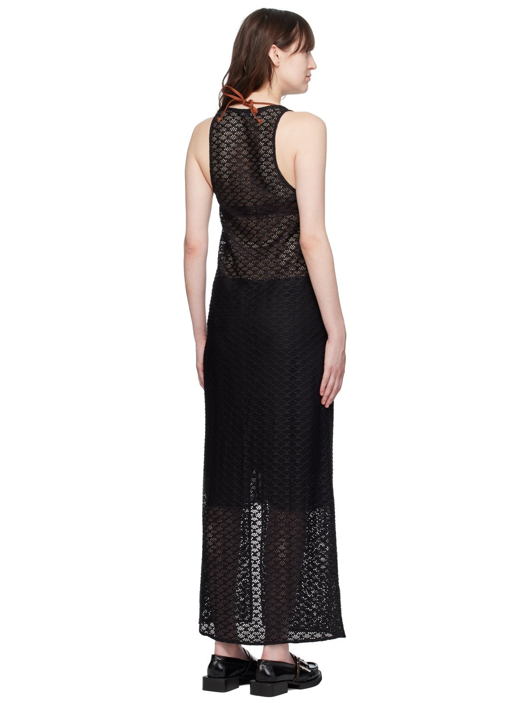 Black Hardware Maxi Dress - 3