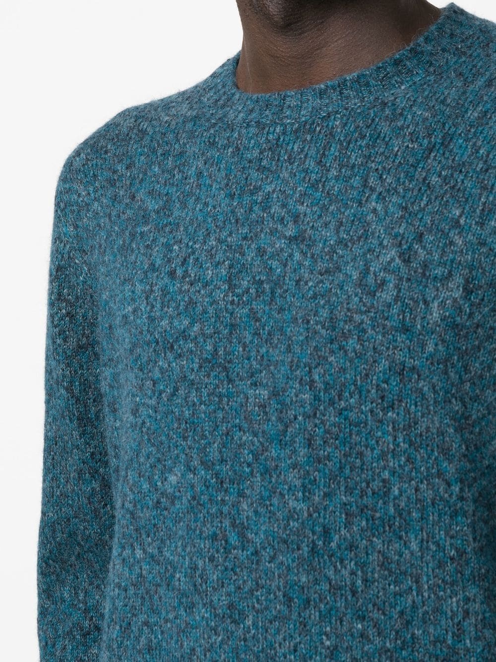 fine-knit crew-neck jumper - 4