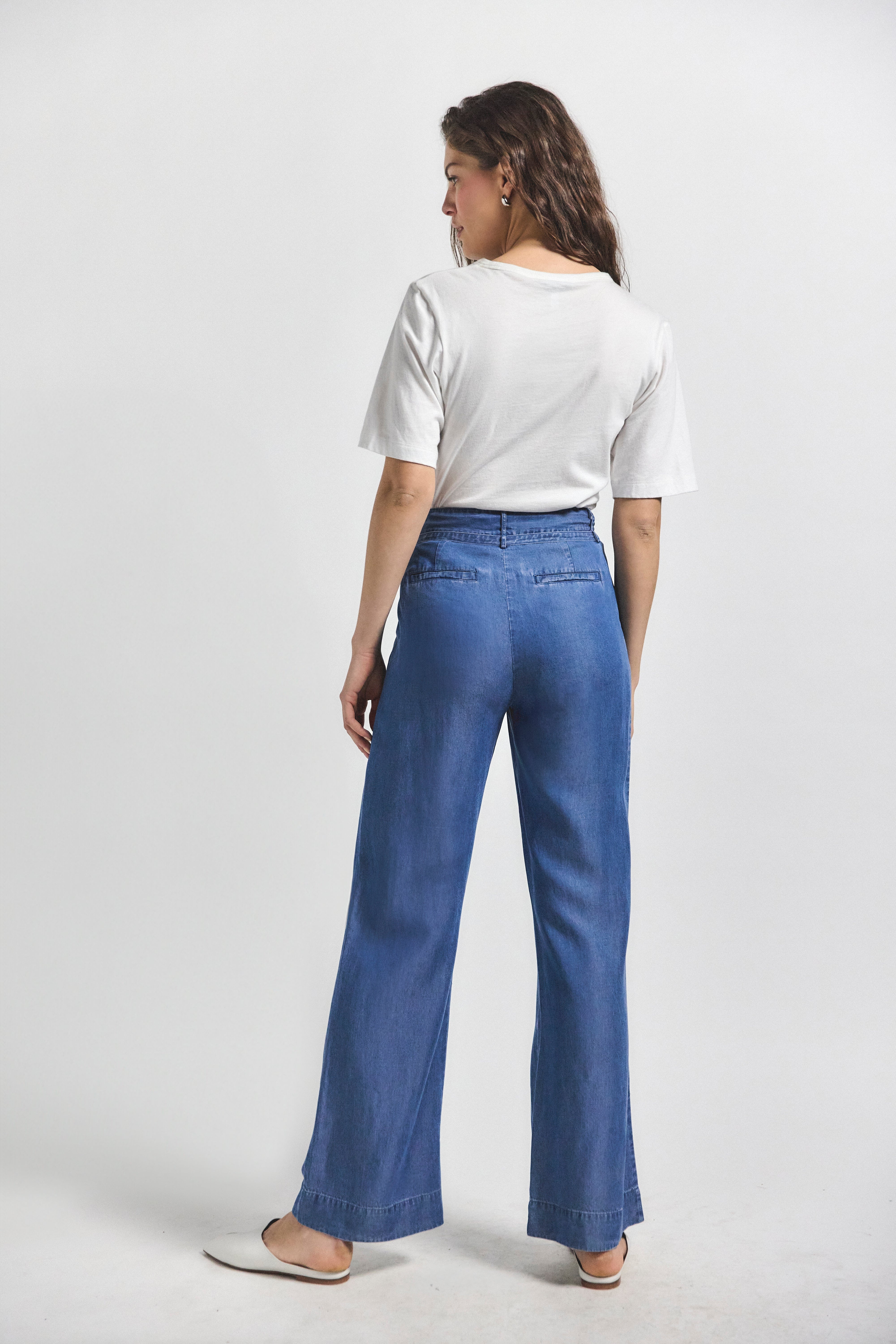 FELICITY PLEATED TIE PANT - 3