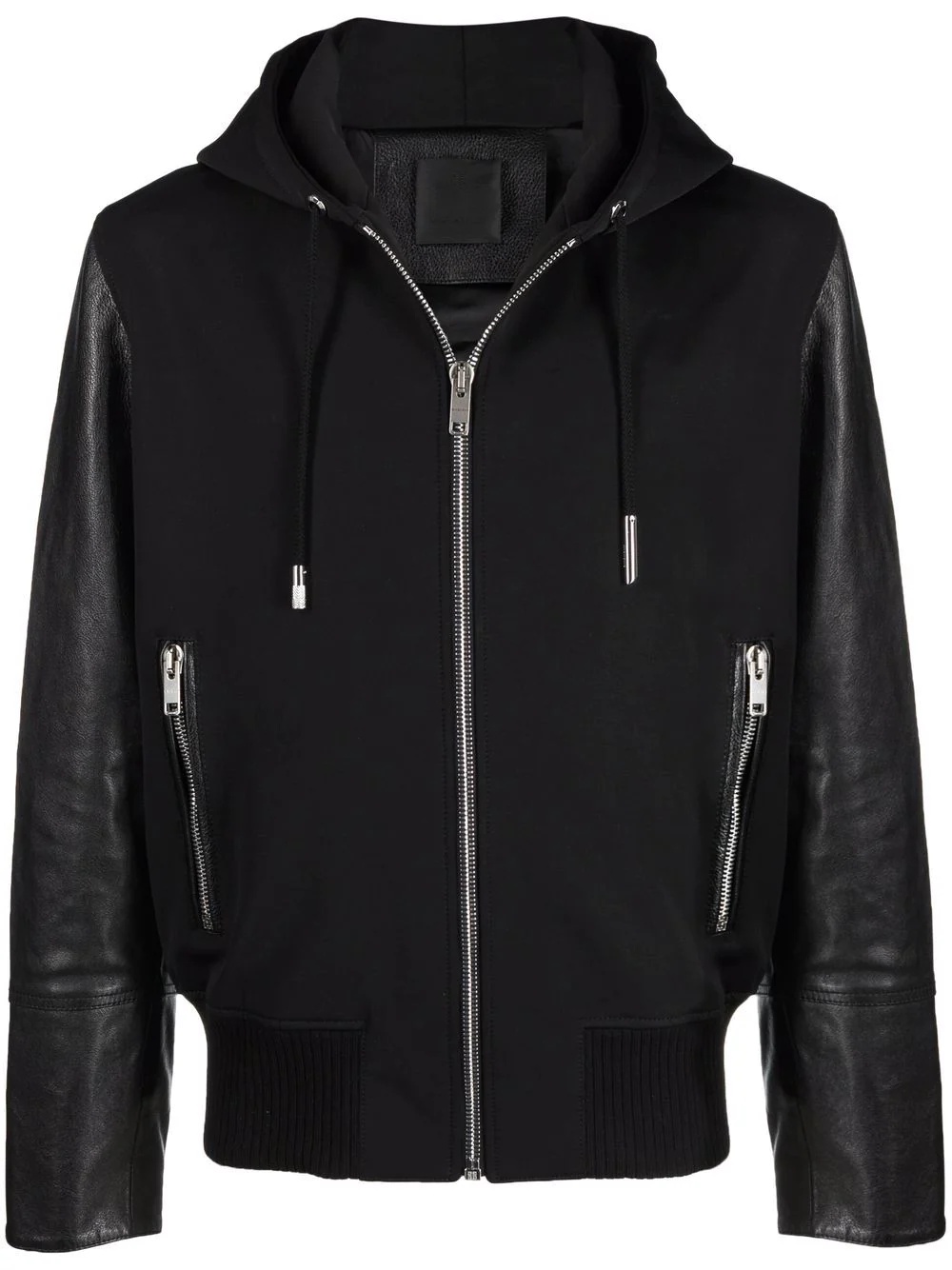 panelled hooded jacket - 1