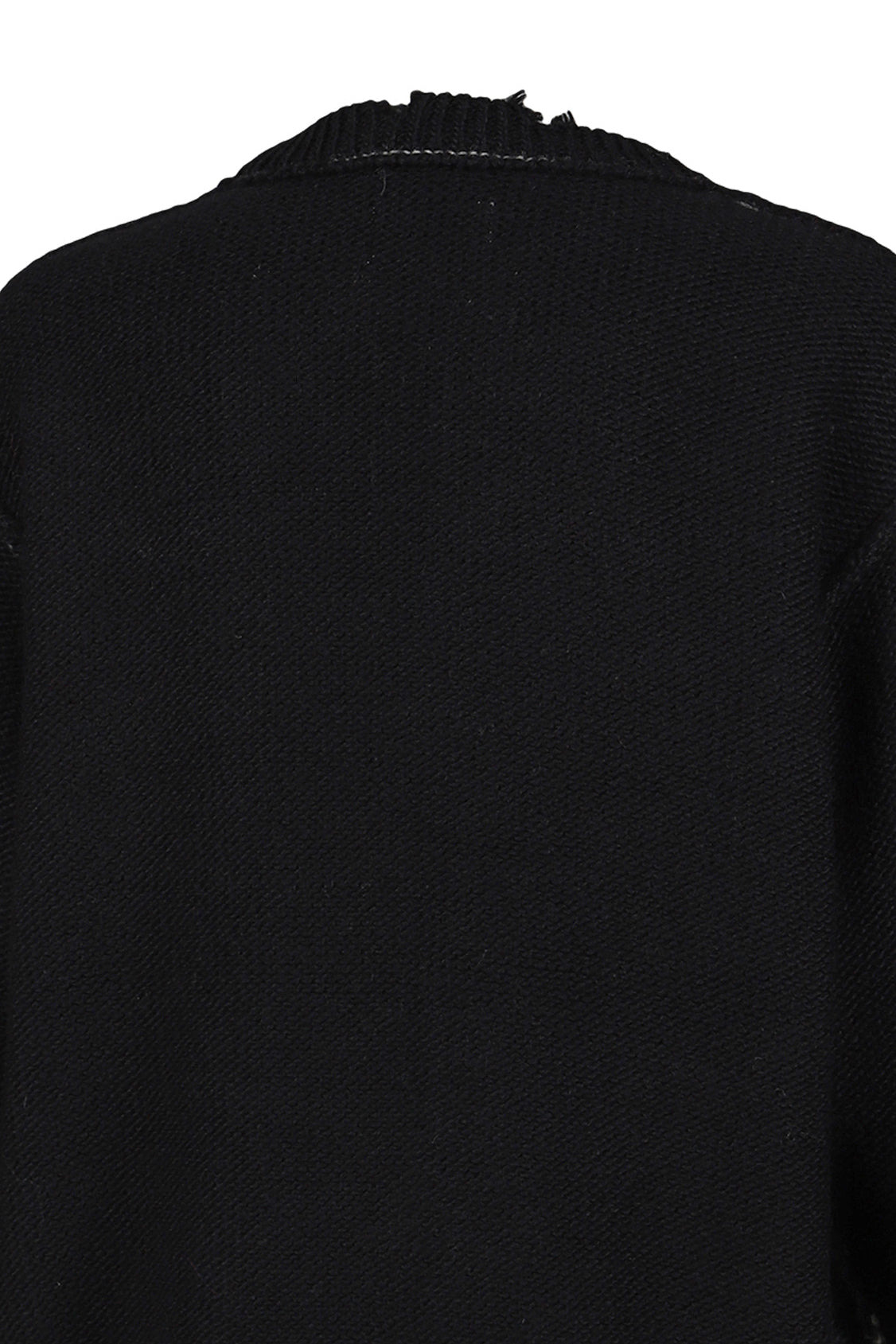 GLOW-IN-THE-DARK SKULL KNIT PULLOVER / BLK - 9
