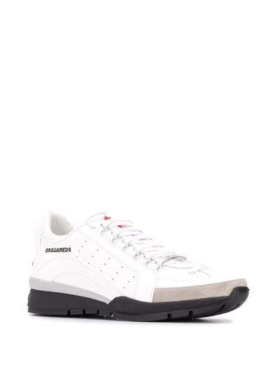 DSQUARED2 logo embroidered sneakers outlook