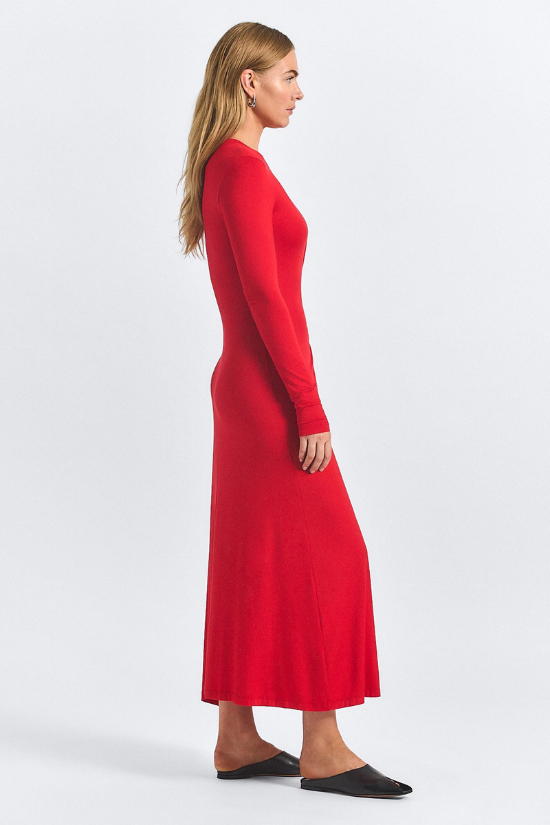 AVISE DRAPED DRESS 4