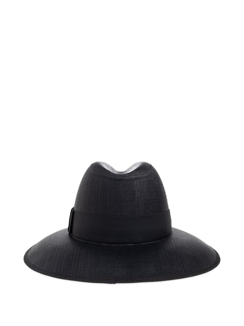 Alexander McQueen ribbon hat outlook