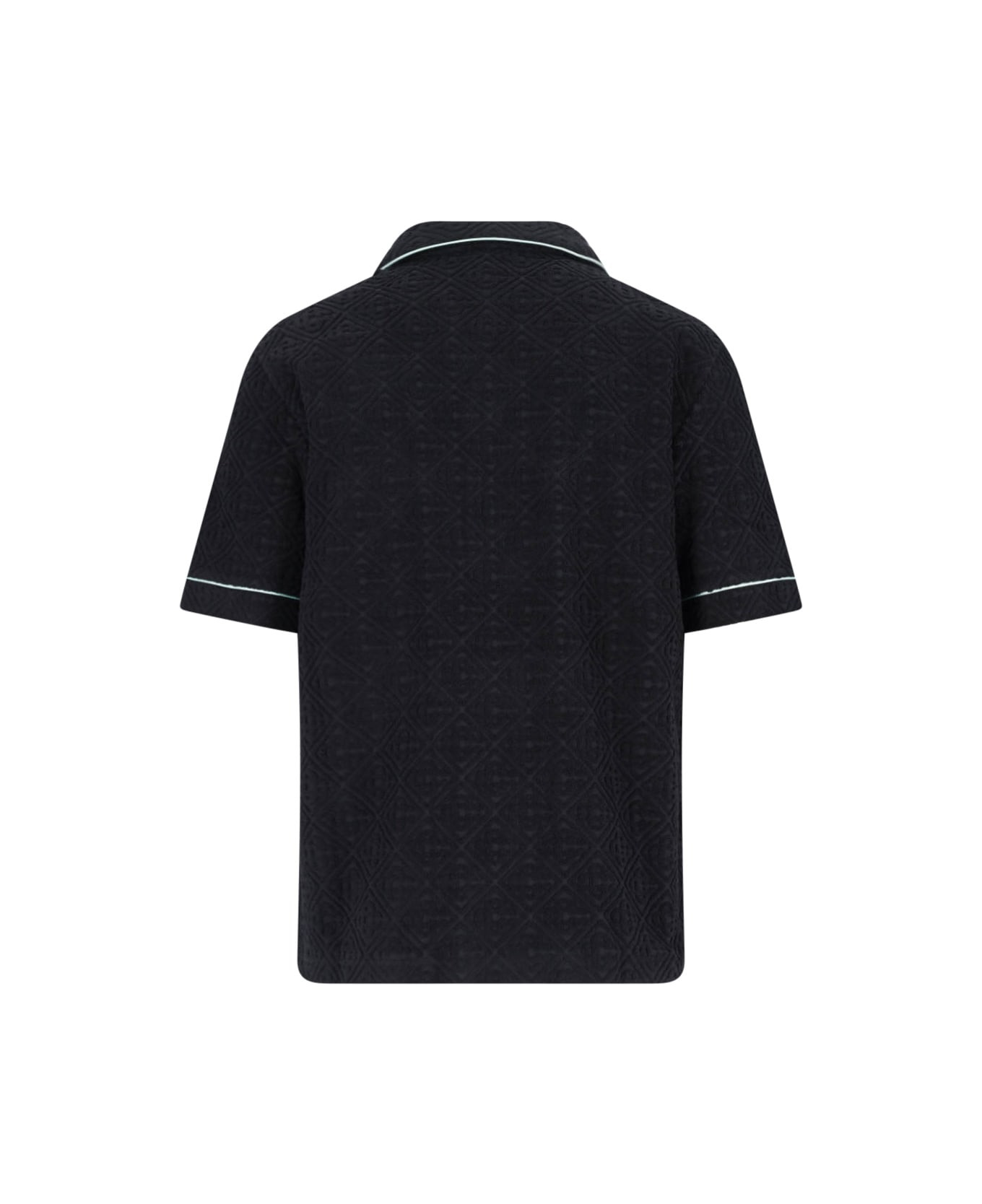 'monogram Jacquard Towelling' Shirt - 2