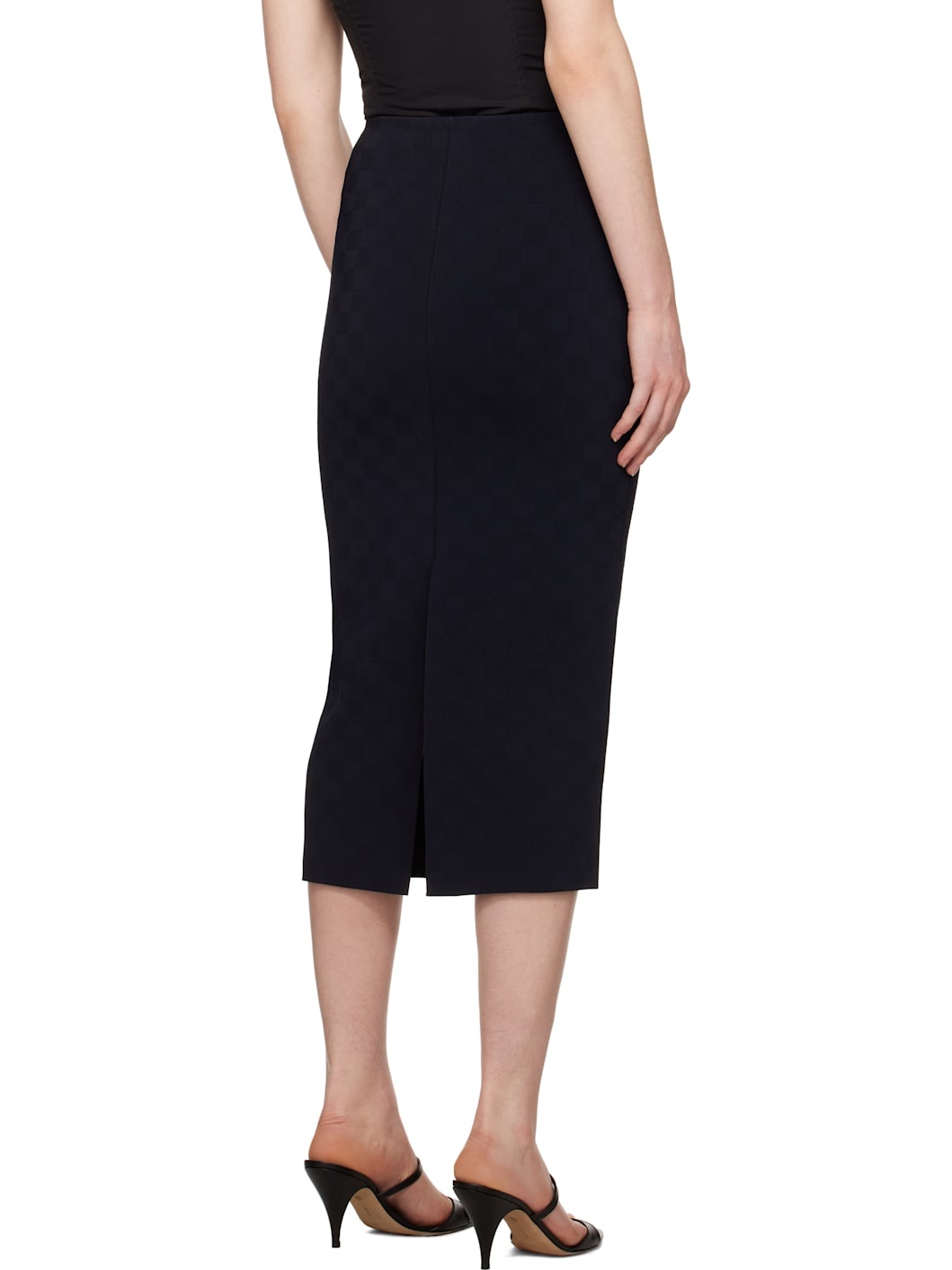 Navy NSFW Petra Midi Skirt - 3