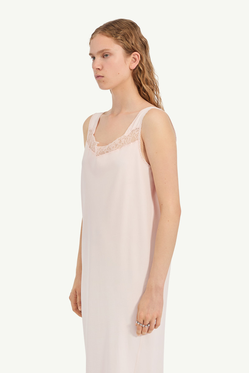 Mirrored lace slip dress 4