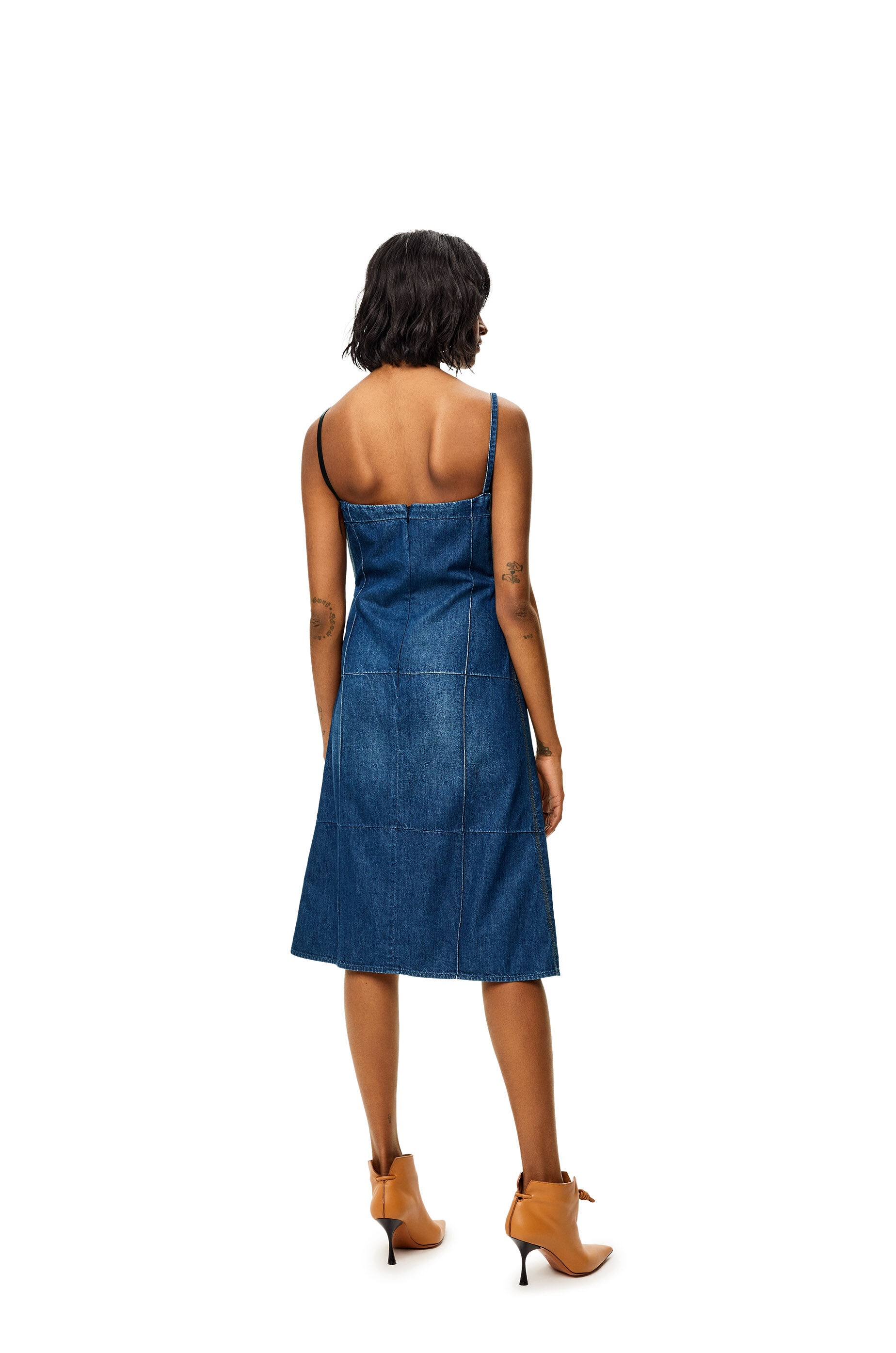 Strappy dress in denim - 4