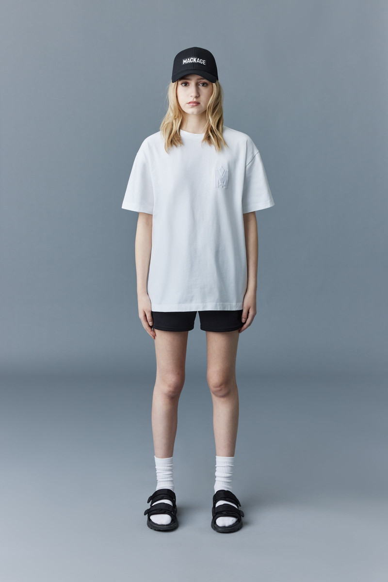 MACKAGE TEE Tee-shirt with velvet logo outlook
