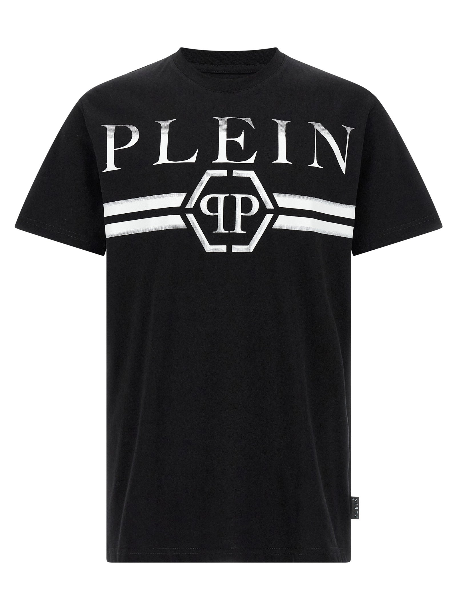 Logo Print T-Shirt Black - 1