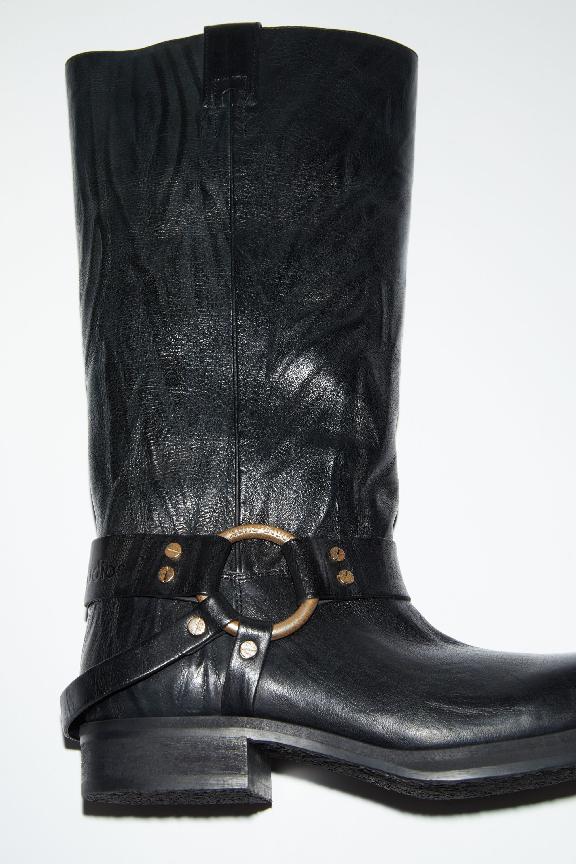 20mm Buckleboots Leather Tall Boots