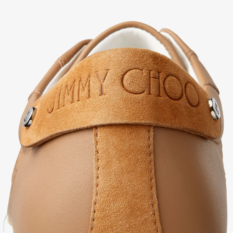 Rome/M
Caramel JC Monogram Pattern and Leather Low-Top Trainers 3