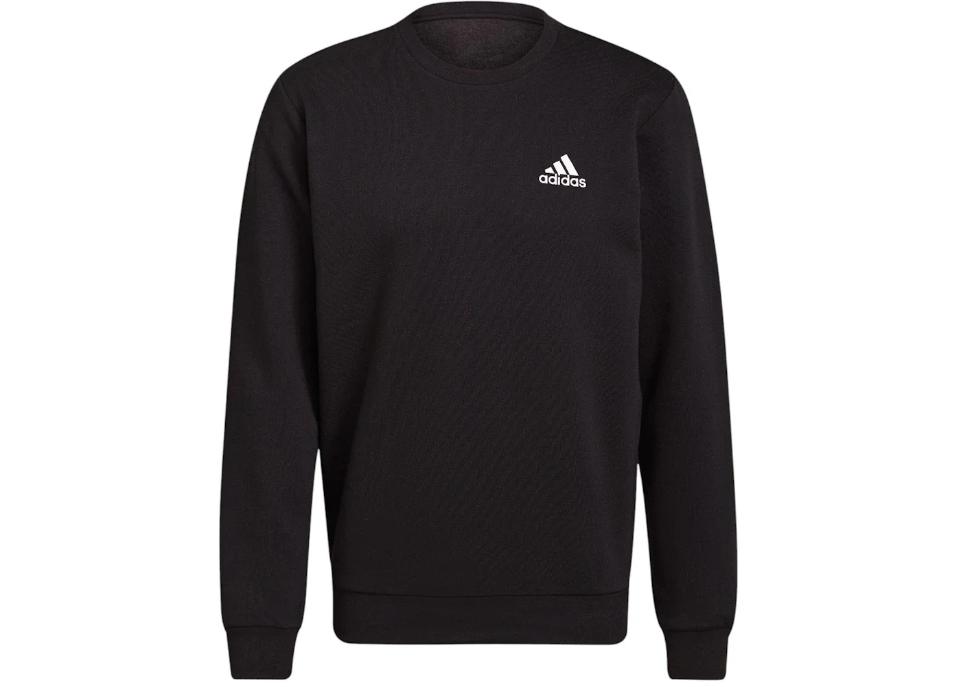 adidas Essentials Fleece Sweatshirt Black/White - 1