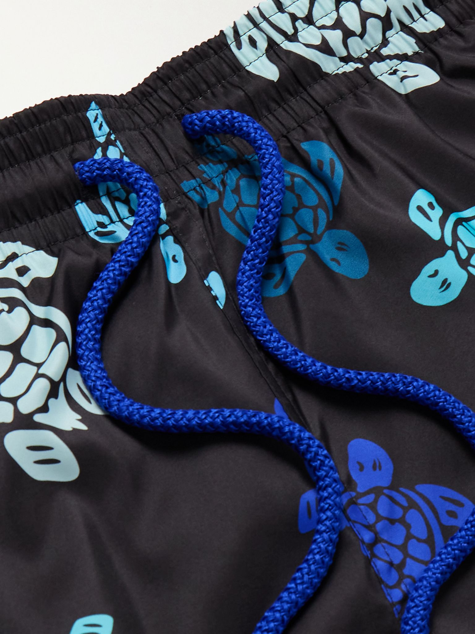 Mahina Straight-Leg Mid-Length Recycled Swim Shorts Black - 4