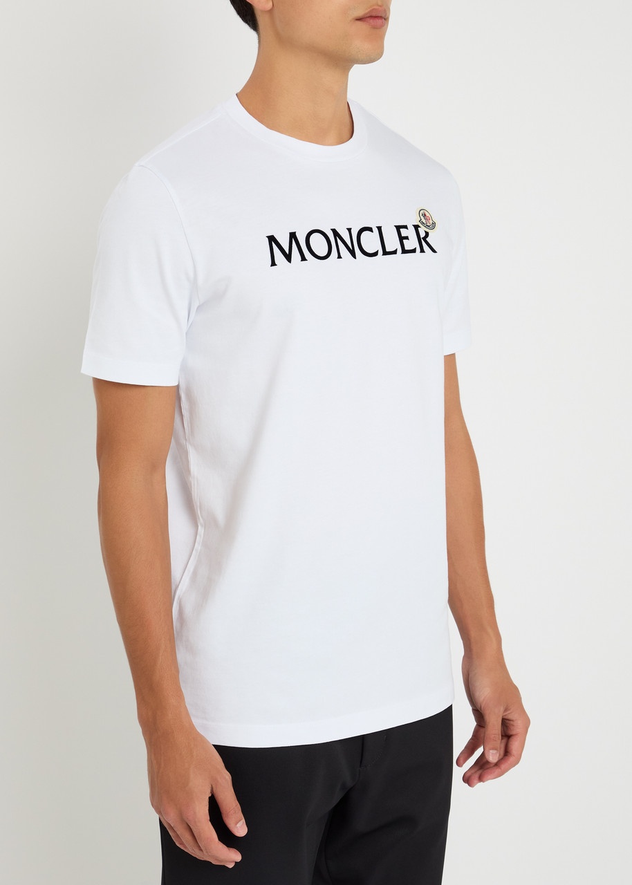 Moncler Logo Badge Cotton T-shirt - 2