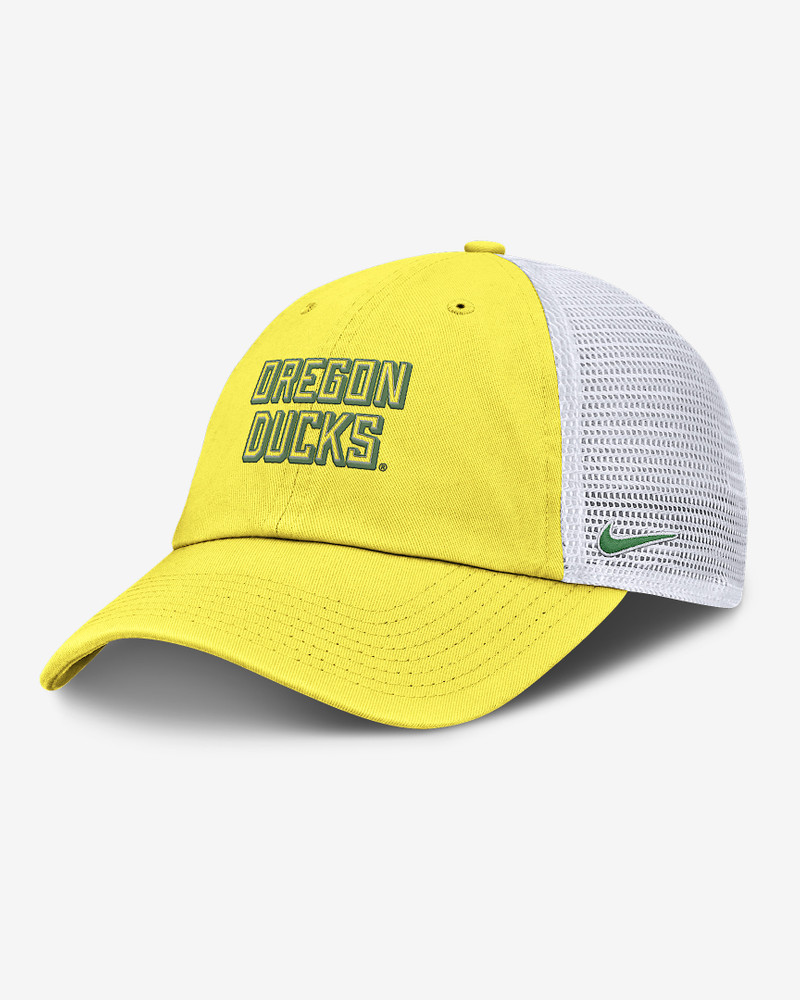 Oregon On-Field Club Gameday Men's Nike College Trucker Adjustable Hat 1