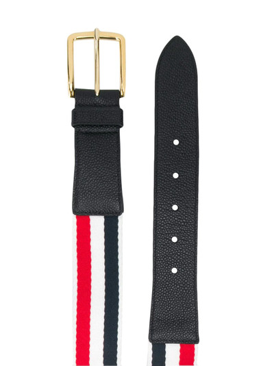 Thom Browne pebbled leather belt outlook