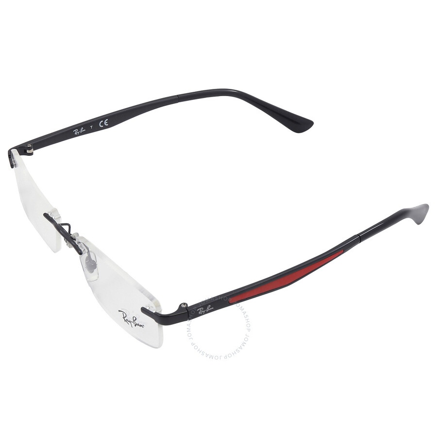 Ray Ban Demo Rectangular Men's Eyeglasses RX6326I 2898 52 - 4