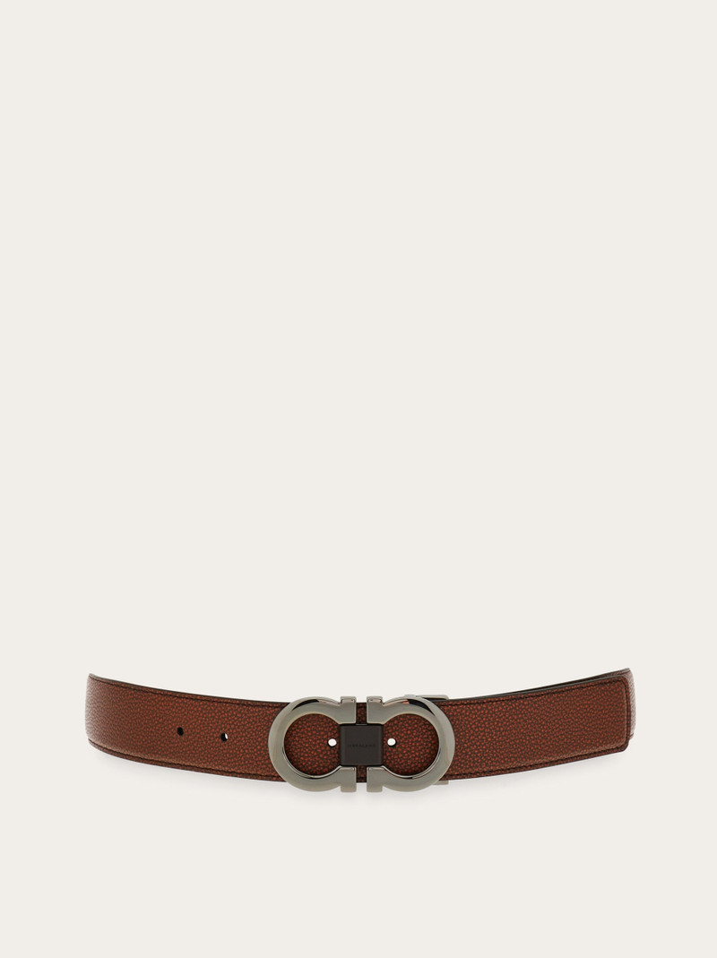 Reversible and adjustable Gancini belt 1