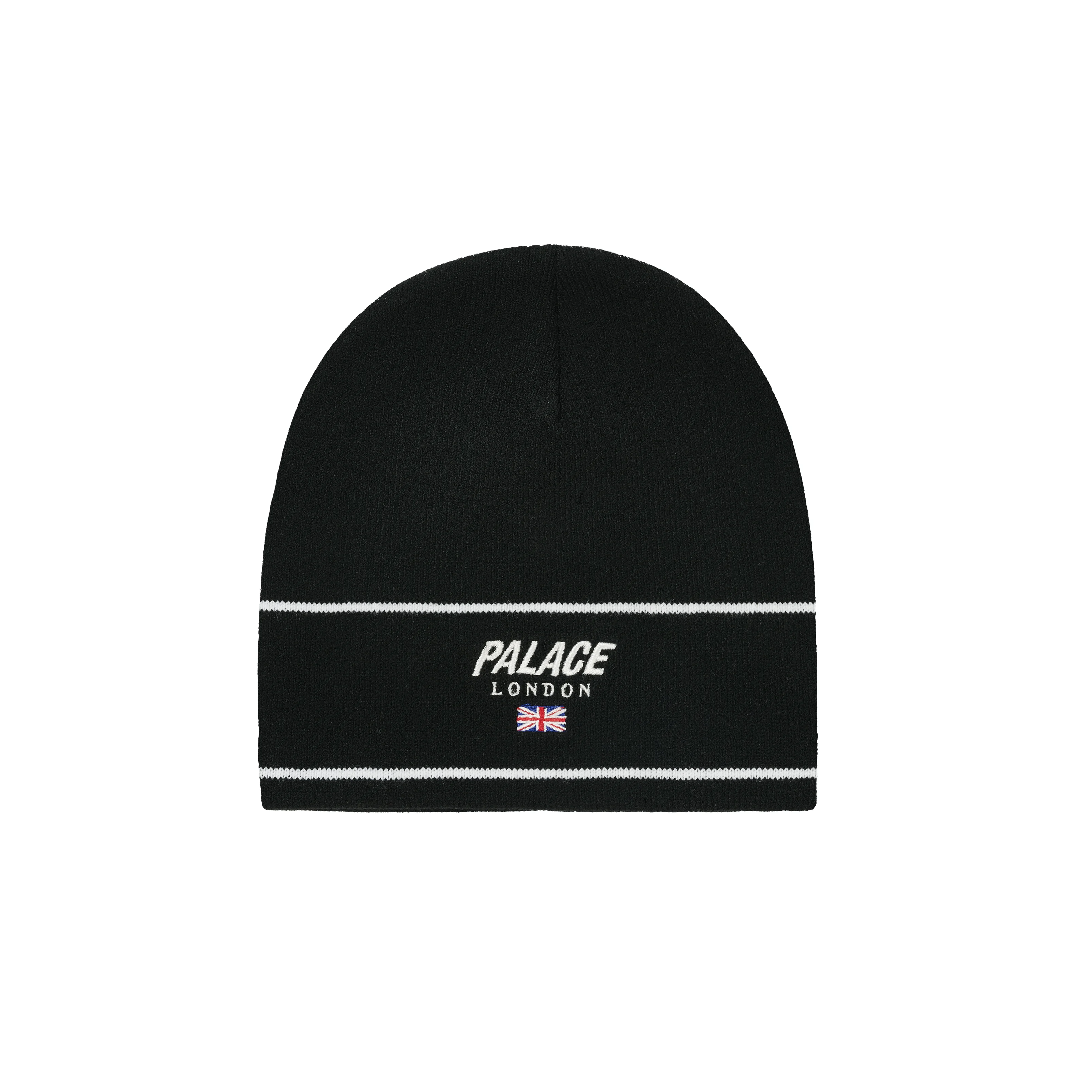 PALACE LONDON NEIN CUFF BEANIE BLACK - 1