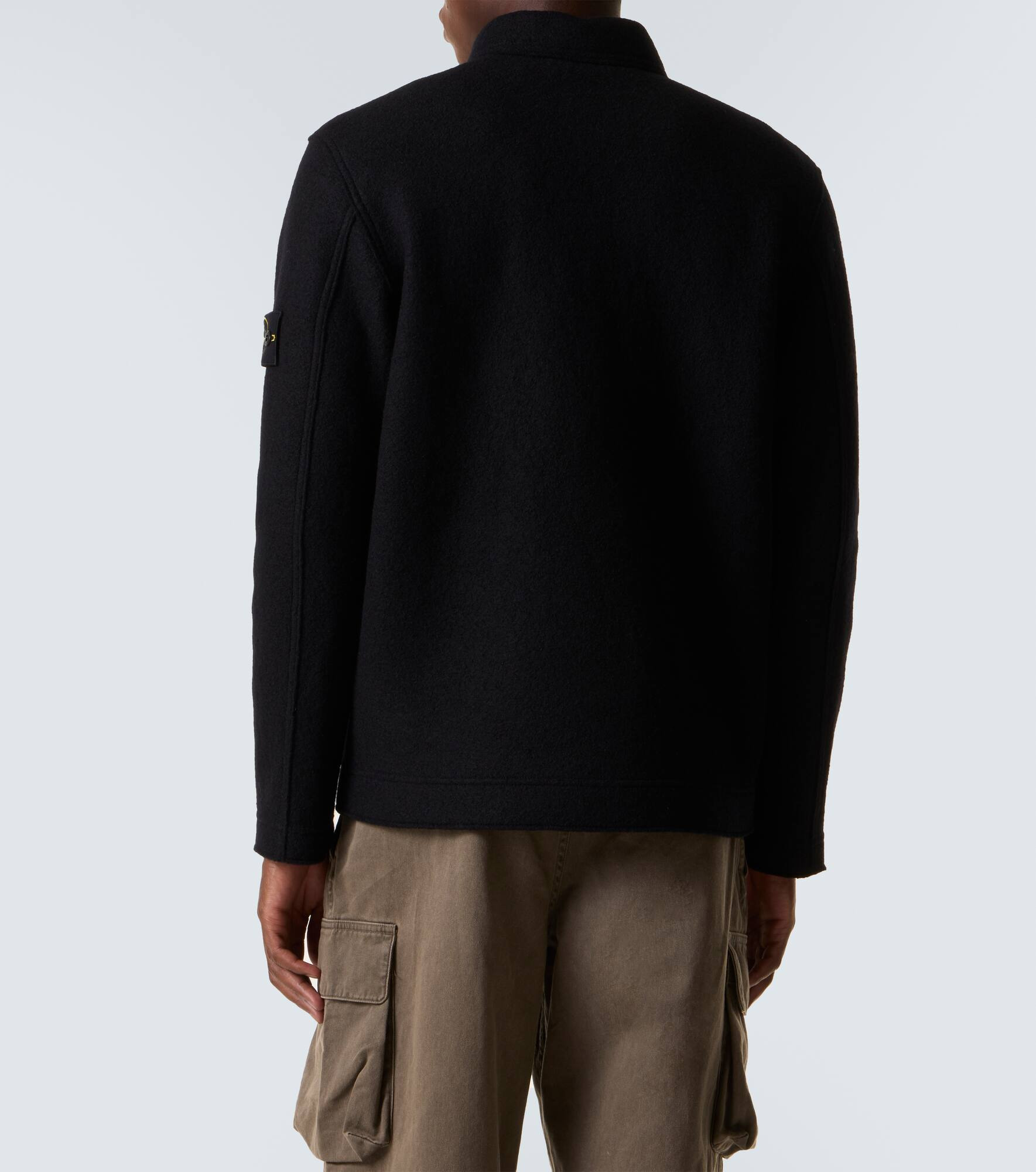 Virgin wool overshirt - 4