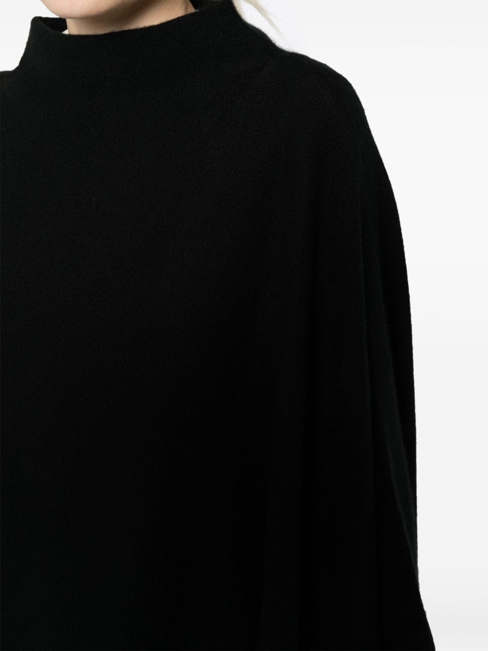 slit-sleeve cashmere jumper - 5