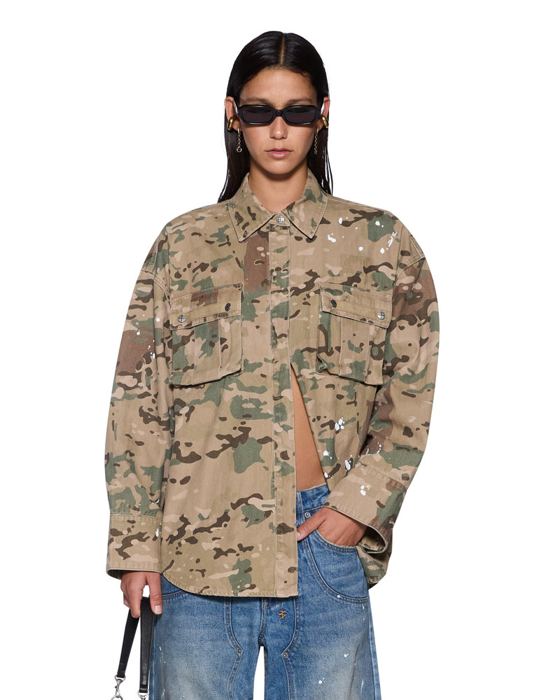 ASTRA CARGO LS SHIRT WOODLAND CAMO 1