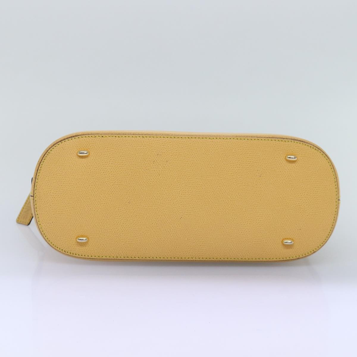 CELINE Hand Bag Leather Yellow - 5